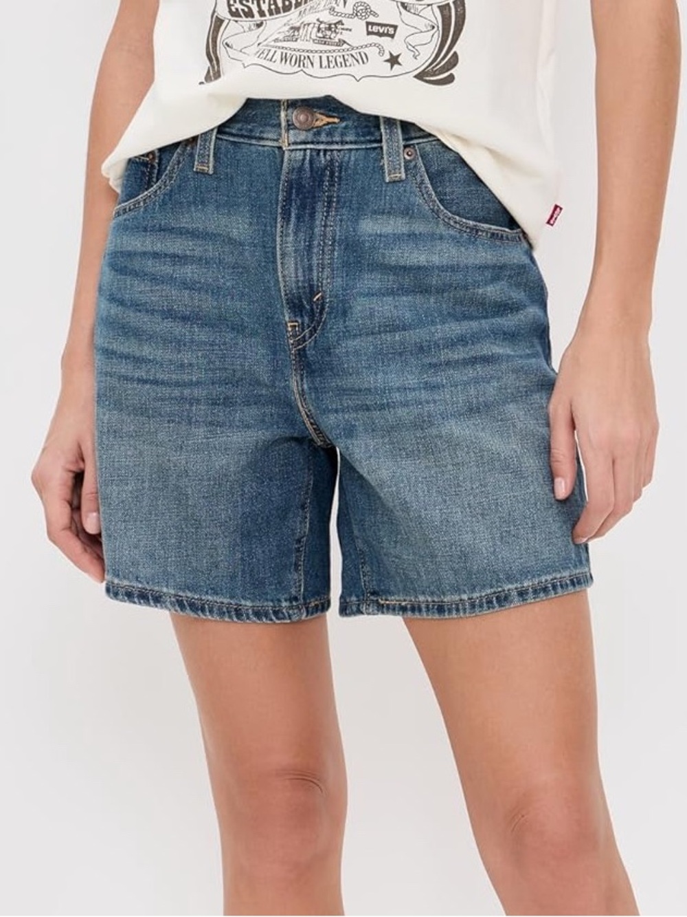 Levi’s High Rise Baggy Shorts Size 25
